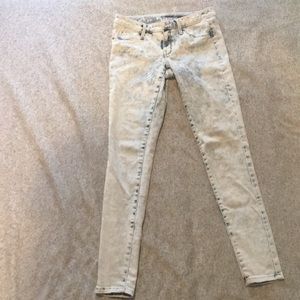 MOSSIMO, blue/ white stone washed Jeans.